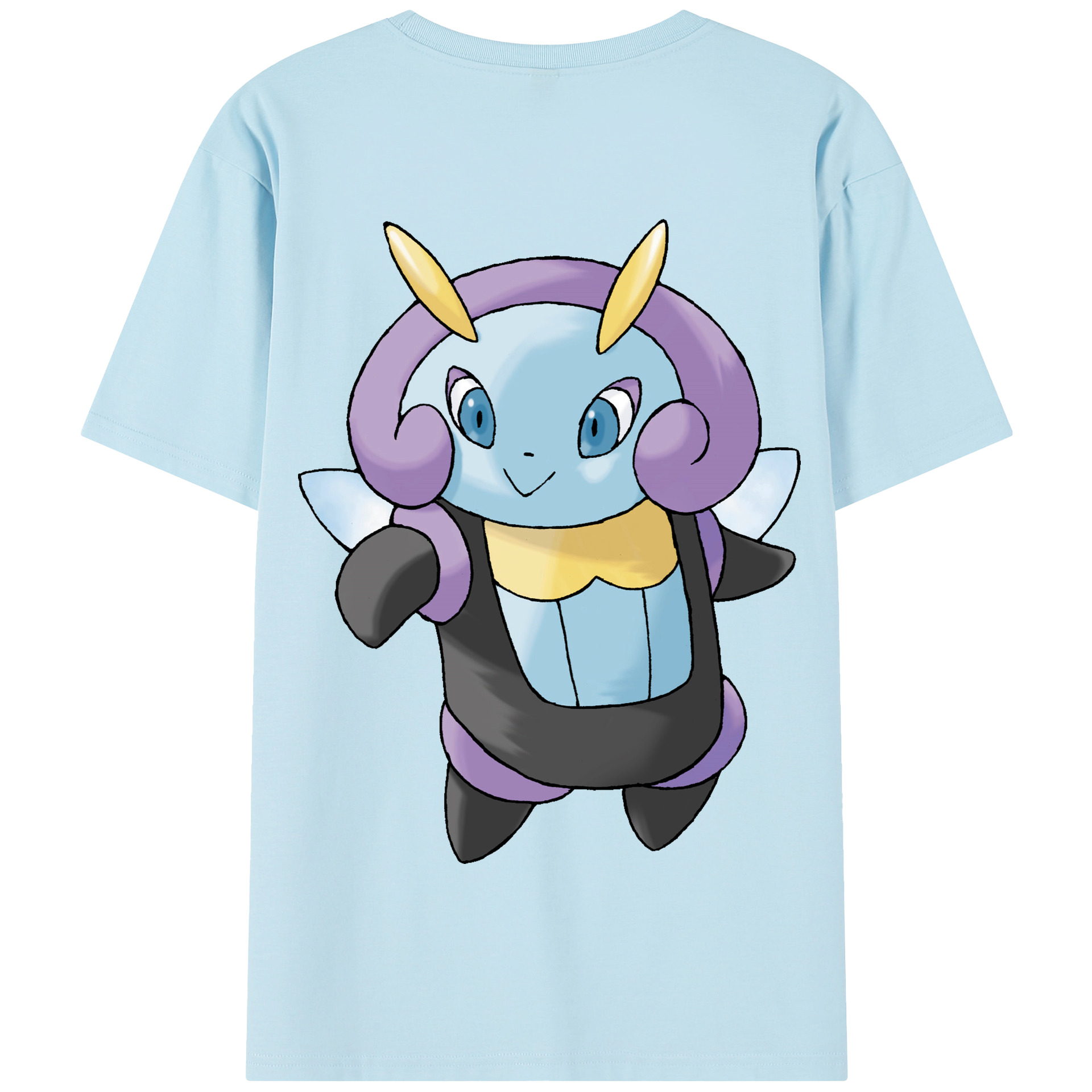 （画像用） ポケットモンスター Pokémon 綿100％半袖Tシャツ（背面プリント）